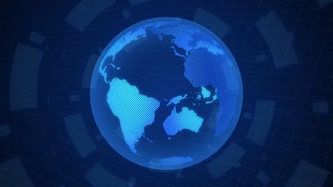 Futuristic digital HUD Technology user interface, Radar screen with various tech Stock Footage 103224291