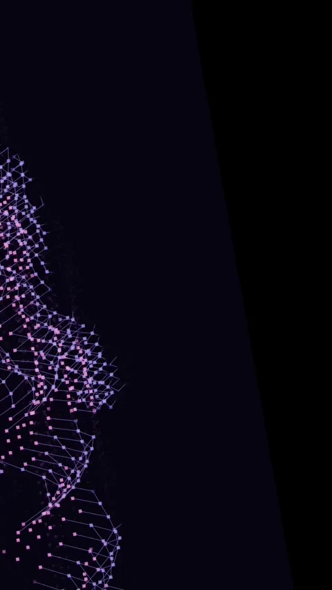 Futuristic Digital Human Face Mesh with Glowing Plexus 库存影片 341458113