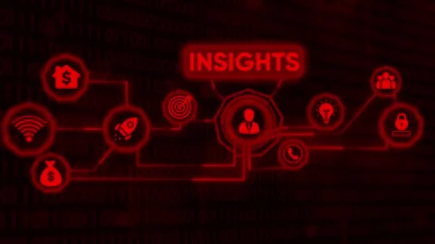 Futuristic Digital Insights Concept with Binary Code Background Stock Footage 327760715