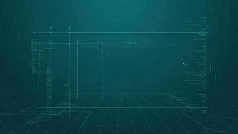 Futuristic Digital Interface with Grid and Data Elements 스톡 동영상 341922175