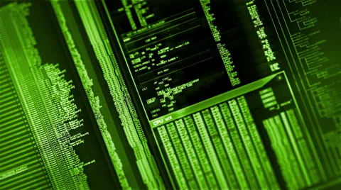 Futuristic digital interface screen Stock Footage 56658926