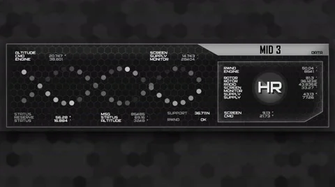 Futuristic digital interface screen Stock Footage 56889535