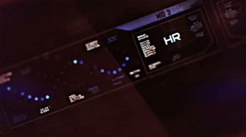 Futuristic digital interface screen Stock Footage 56908557