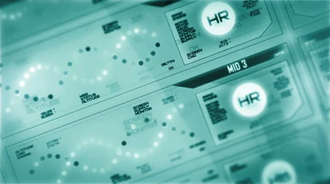 Futuristic digital interface screen Stock Footage 56914343