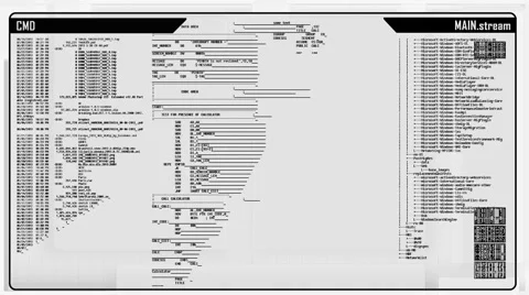 Futuristic digital interface screen Stock Footage 59618094