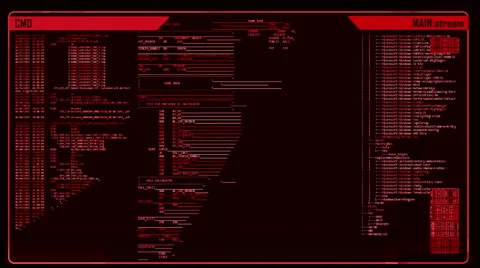 Futuristic digital interface screen Stock Footage 59618812