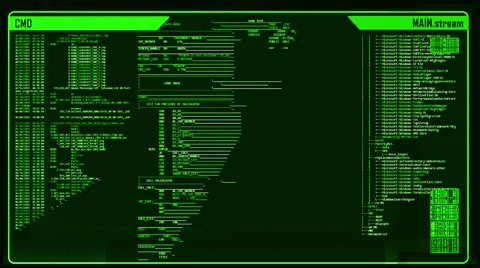 Futuristic digital interface screen Stock Footage 59619489
