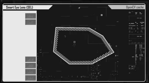 Futuristic digital interface screen Stock Footage 59728305