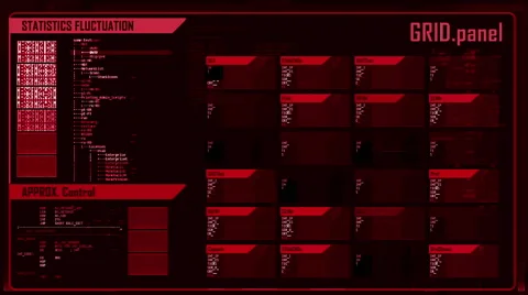 Futuristic digital interface screen Stock Footage 59728766