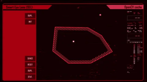 Futuristic digital interface screen Stock Footage 59728830