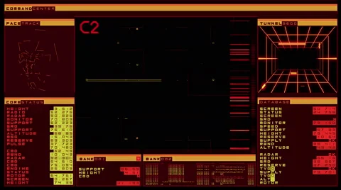 Futuristic digital interface screen Stock Footage 63431684