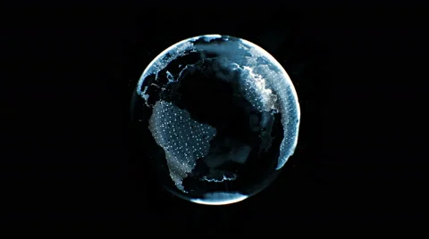 Futuristic digital interface screen Stock Footage 63610214