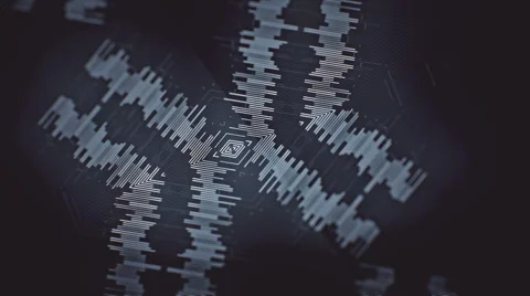 Futuristic digital interface screen Stock Footage 63858677