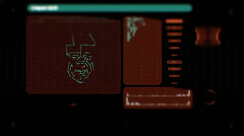 Futuristic digital interface screen Stock Footage 65225562