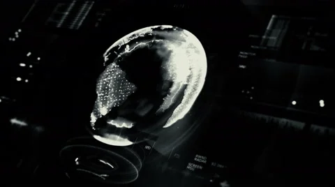 Futuristic digital interface screen Stock Footage 65331601