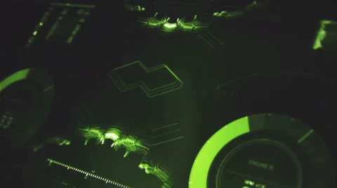 Futuristic digital interface screen Stock Footage 65337179