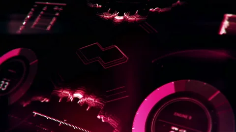 Futuristic digital interface screen Stock Footage 65337233