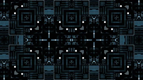 Futuristic digital interface screen Stock Footage 65638333