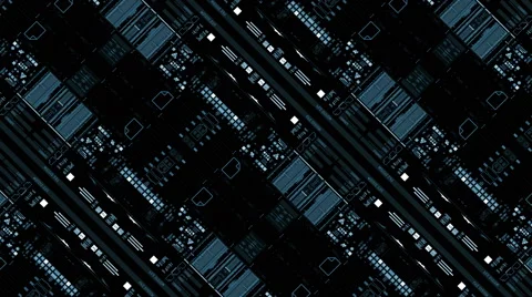 Futuristic digital interface screen Stock Footage 65641669