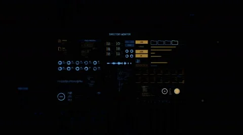 Futuristic digital interface screen Stock Footage 65760468