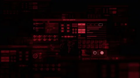 Futuristic digital interface screen Stock Footage 65760602