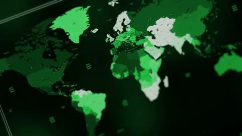 Futuristic digital interface screen Stock Footage 94084654