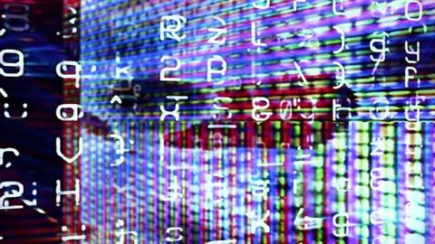 Futuristic Digital Light Technology Stock-Illustration