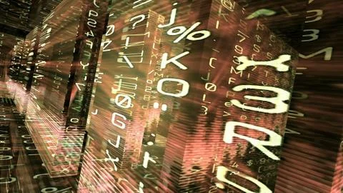 Futuristic Digital Light Technology Stock-Illustration