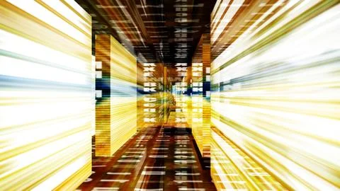 Futuristic Digital Light Technology Stock-Illustration