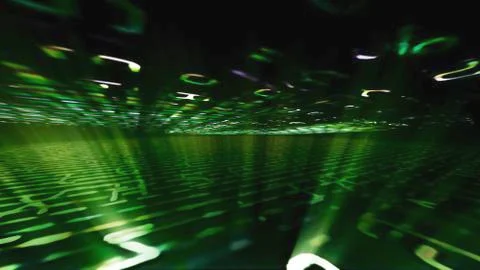 Futuristic Digital Light Technology Stock-Illustration