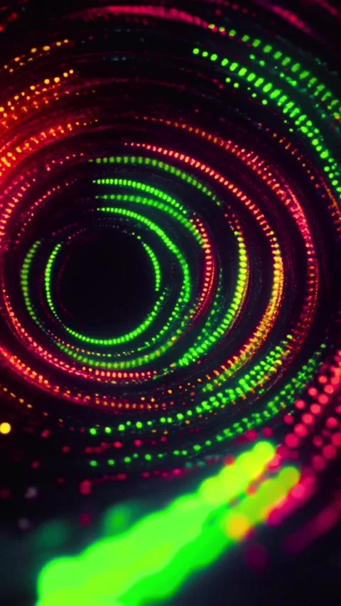 Futuristic digital light trails background for technology and innovation Stock Footage 347484936