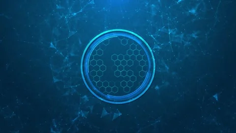 Futuristic Digital Lines Move Data mining process CPU AI artificial intelligence Stock Footage 295182812
