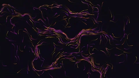 Futuristic digital mind visualization with glowing energy flow. Stock Footage 341295378