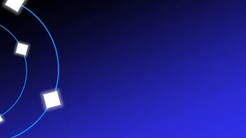 Futuristic Digital Network Data Connection Abstract Background Loop. Stock Footage 340036218
