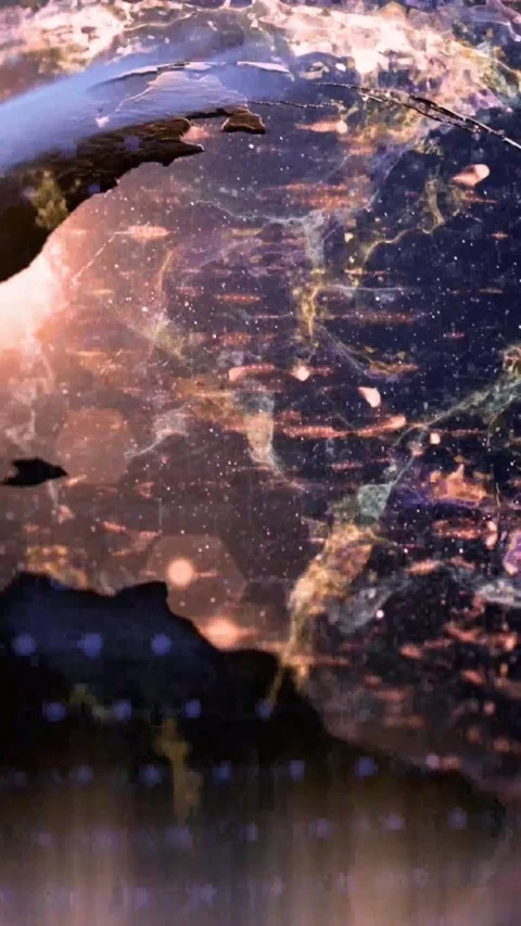 Futuristic digital network data flow with flying businessman Stock Footage 339638215