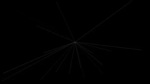 Futuristic digital network lines flowing with bright luminous particle effect Stock Footage 336836728