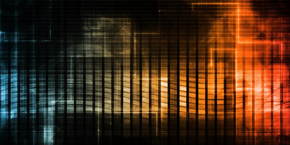 Futuristic Digital Network Stock Photos