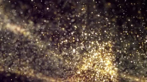 Futuristic digital particle spark flying explosion flows Moving abstract Gl.. Stock Footage 260594375