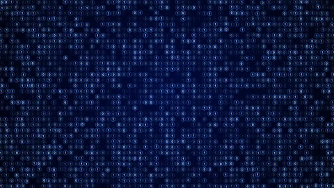 Futuristic Digital Particles Cyberspace, Big Data Network Connections Video Stock Footage 338221916