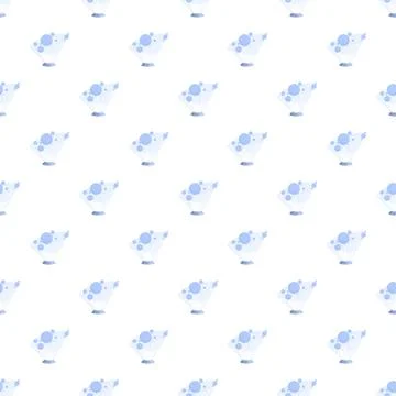 Futuristic digital pattern with abstract blue spheres イラスト素材