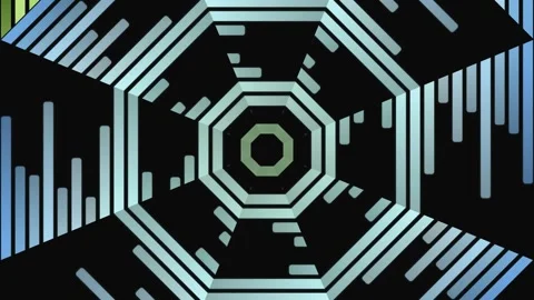 Futuristic Digital Pattern Animation Background. Stock Footage 329470610