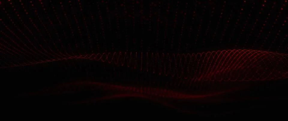 Futuristic Digital Plexus: Abstract Background of Glowing Interconnected Pa.. Stock Illustration