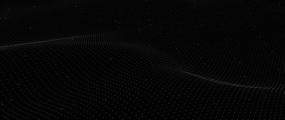 Futuristic Digital Plexus: Dynamic Network of Glowing Interconnected Partic.. Stock-Illustration