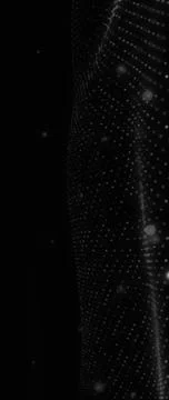 Futuristic Digital Plexus: Luminous Interconnected Particles and Glowing Li.. Stock Illustration