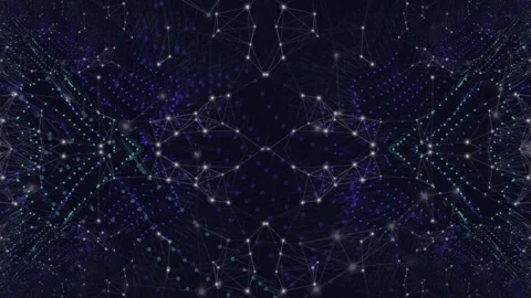 Futuristic Digital Plexus Network Background Loop 스톡 동영상 330721175