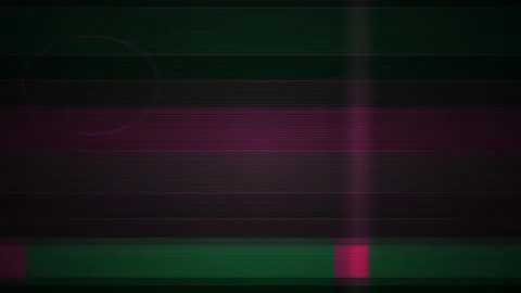 Futuristic Digital Radar Scan with Pink Glowing Circular Hud Elements and G.. Stock Footage 343698833