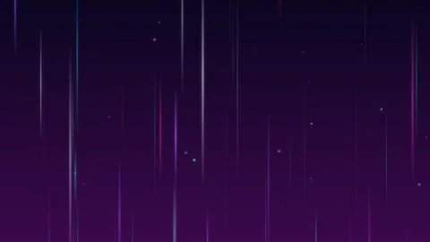 Futuristic Digital Rain Motion Background with Glowing Streaks Vidéo 344755433