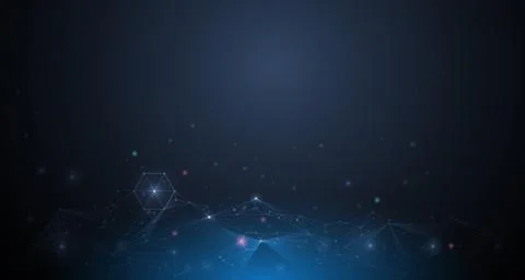 Futuristic- digital science technology concept Stock Illustration