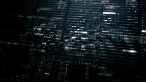 Futuristic digital screen matrix Background Video stock 312450919