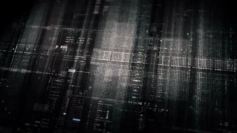 Futuristic digital screen matrix Background Stock Footage 312450958